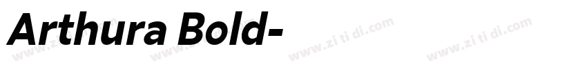 Arthura Bold字体转换
